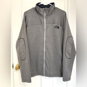 THE NORTH FACE TNF Men's Grid Waffle Fleece Full Zip Jacket Size L